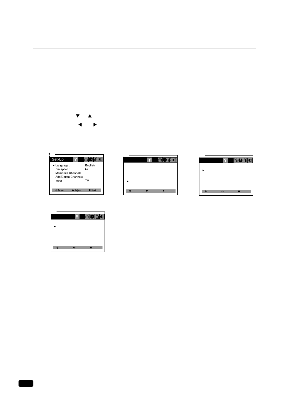 Changing the tv's input | Daewoo DTQ 20U6SC User Manual | Page 9 / 18