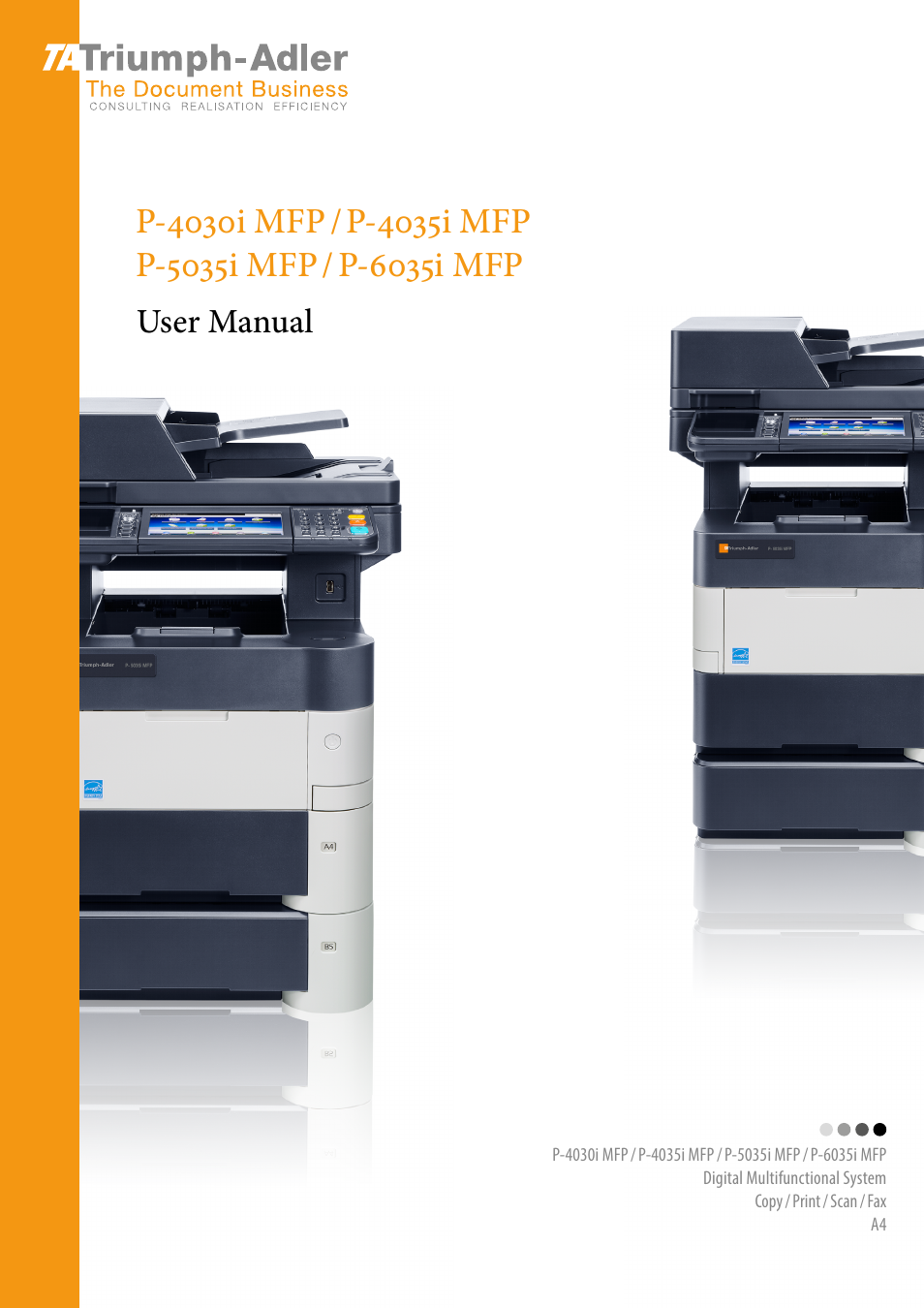 TA Triumph-Adler P-4030i MFP User Manual | 421 pages