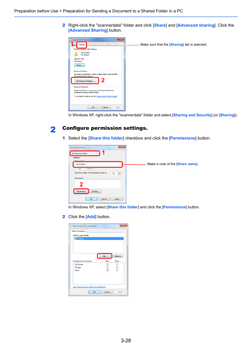 Configure permission settings | TA Triumph-Adler P-4030i MFP User Manual | Page 125 / 421