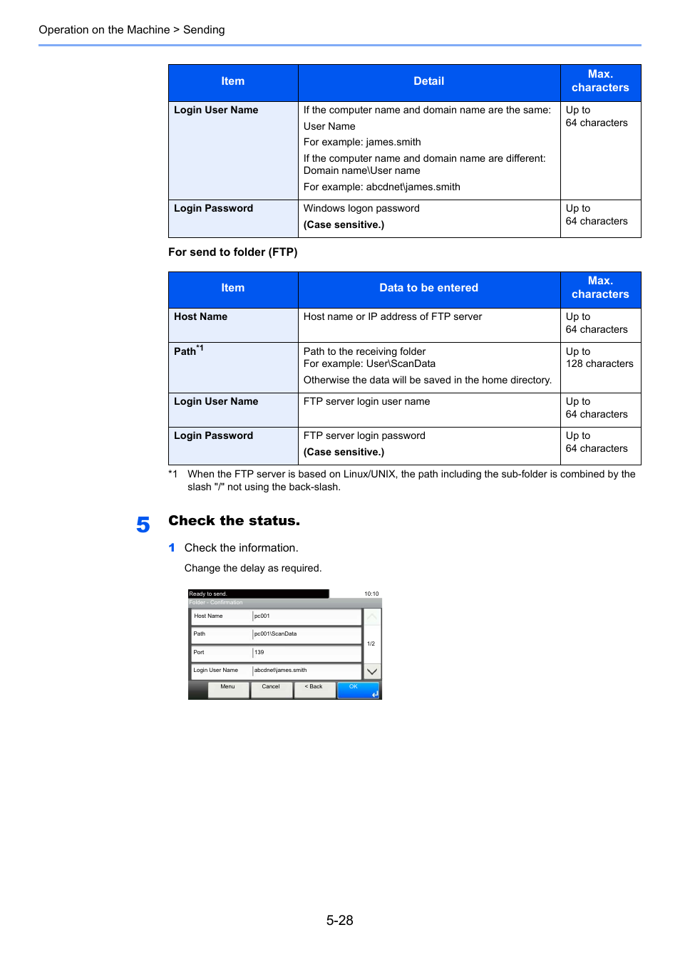 Check the status | TA Triumph-Adler P-4030i MFP User Manual | Page 186 / 421