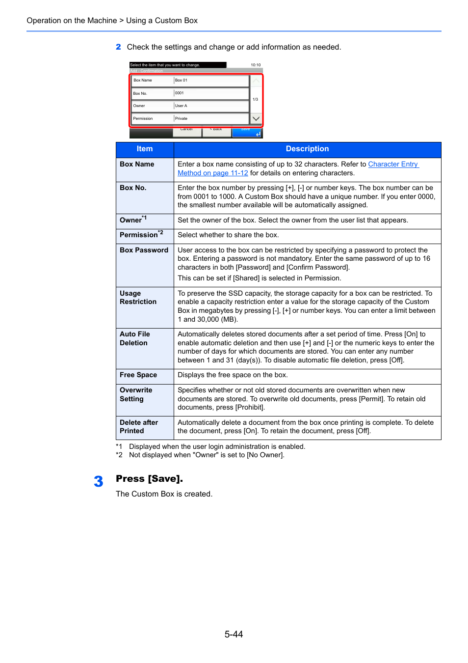 Press [save | TA Triumph-Adler P-4030i MFP User Manual | Page 202 / 421