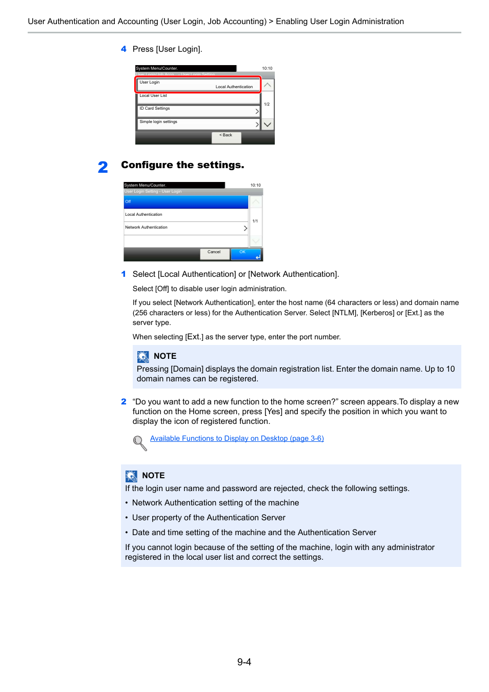 Configure the settings | TA Triumph-Adler P-4030i MFP User Manual | Page 302 / 421