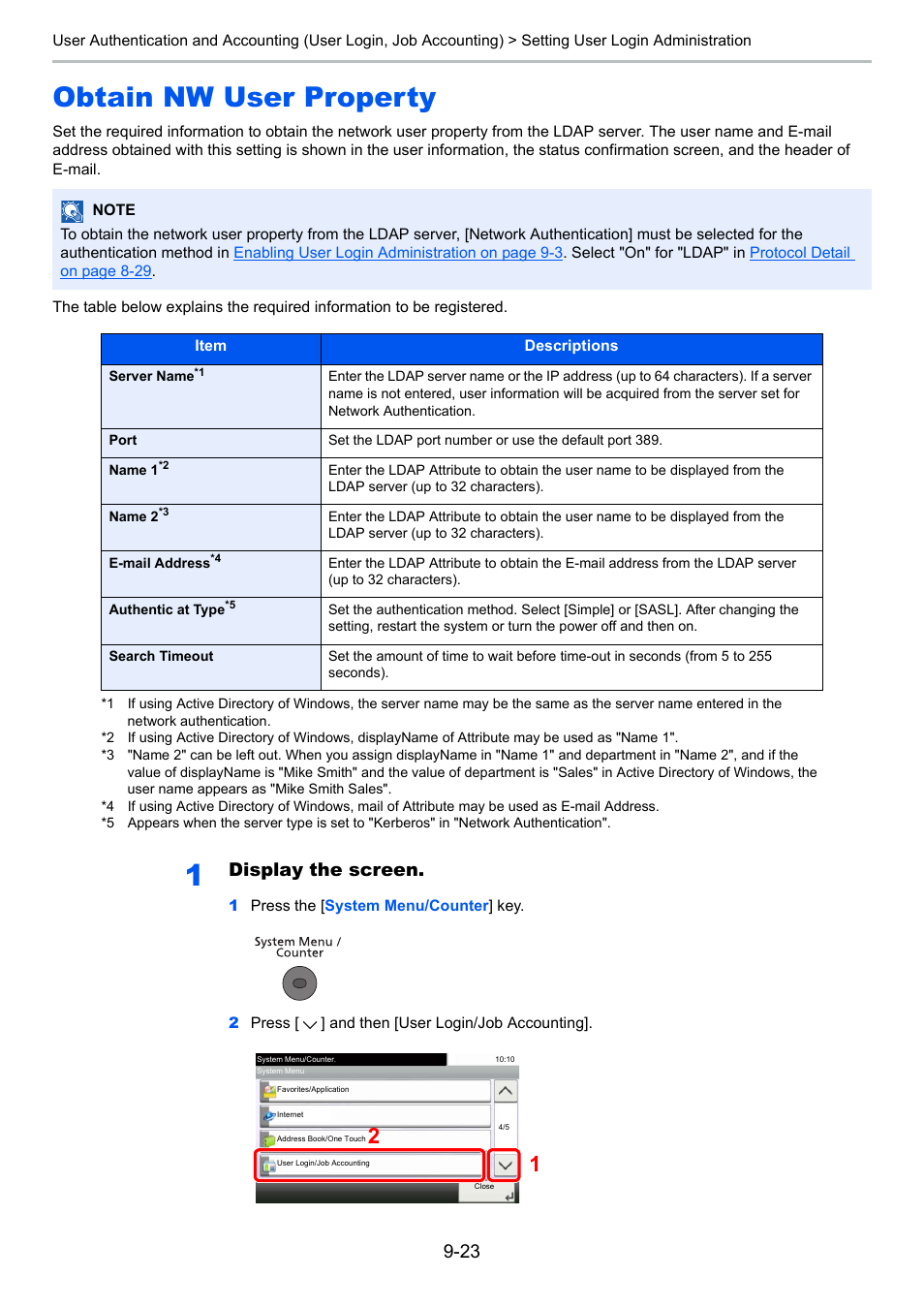 Obtain nw user property, Obtain nw user property -23, Display the screen | TA Triumph-Adler P-4030i MFP User Manual | Page 321 / 421