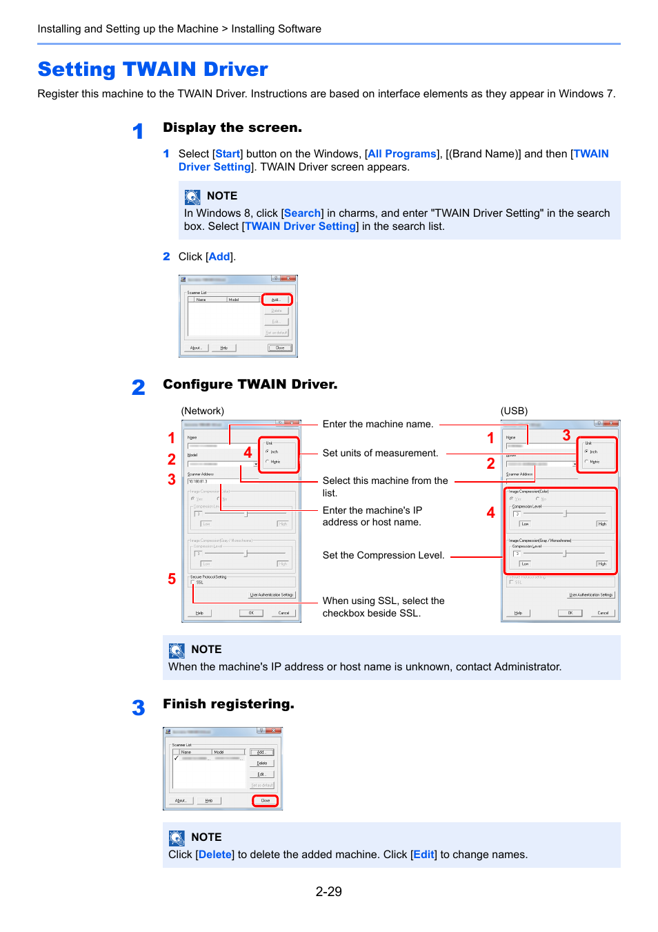 Setting twain driver, Setting twain driver -29 | TA Triumph-Adler P-4030i MFP User Manual | Page 73 / 421