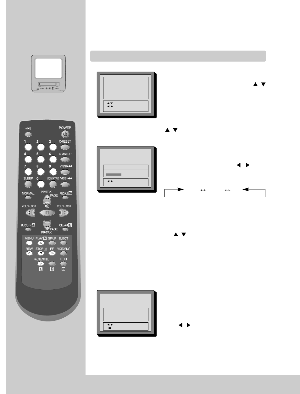 Installation, Manual tuning, Vhf-l vhf-h uhf | Daewoo GB20F8T2 User Manual | Page 14 / 38