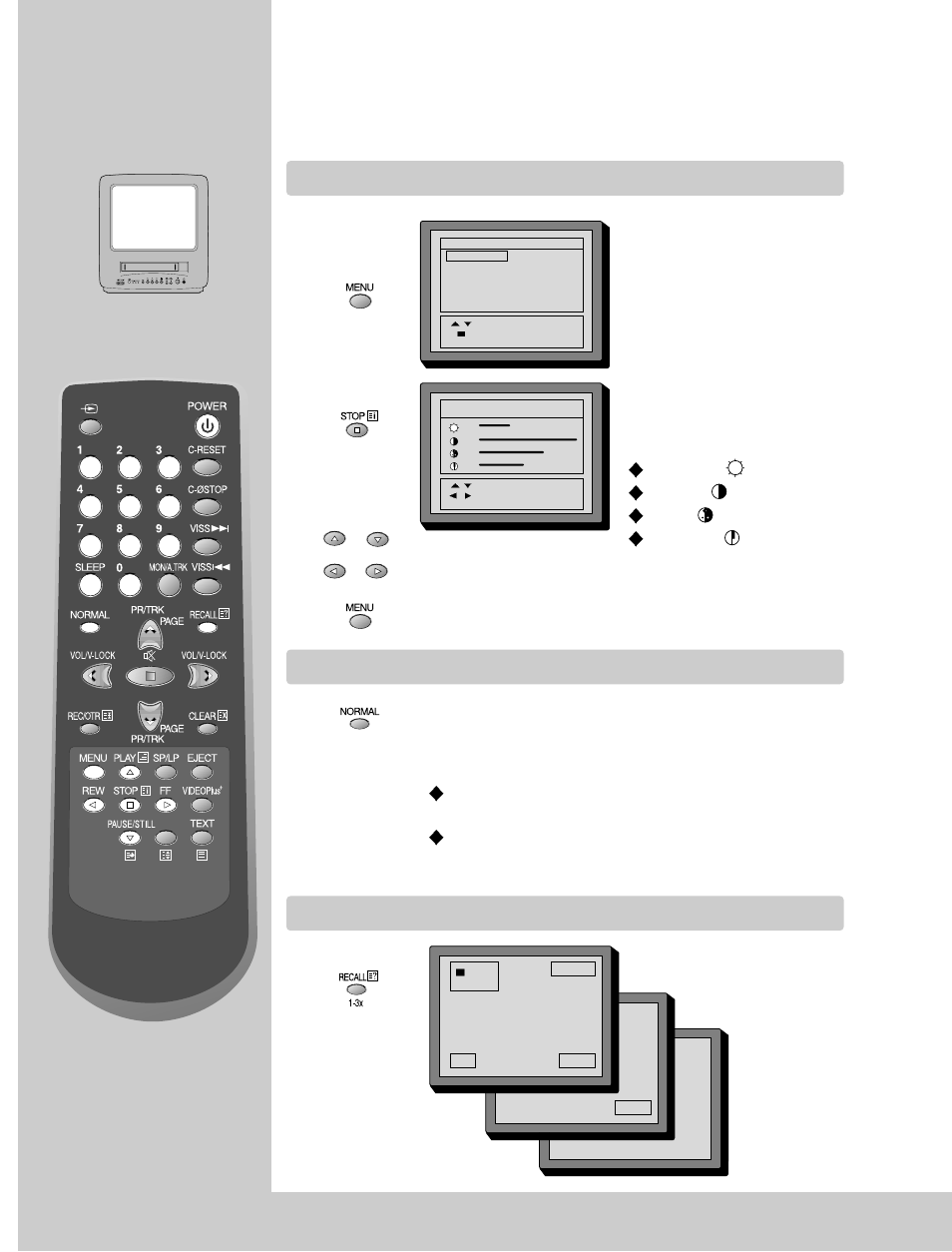 Mo r e, Function display. clock display. no display | Daewoo GB20F8T2 User Manual | Page 26 / 38