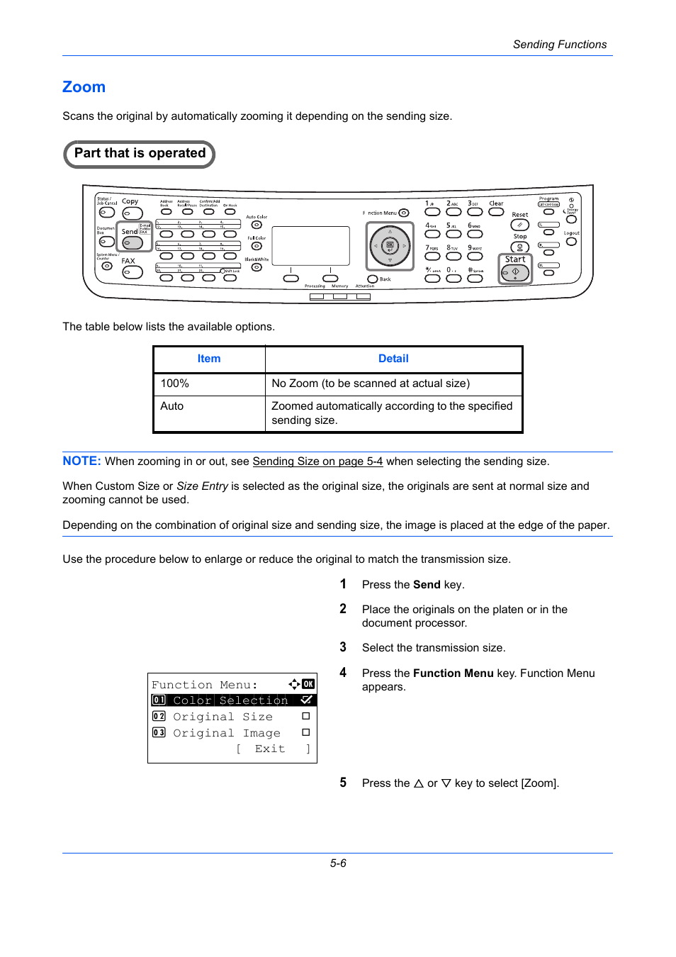 Zoom, Zoom -6, Ge 5-6) | TA Triumph-Adler P-C2660 MFP User Manual | Page 190 / 578