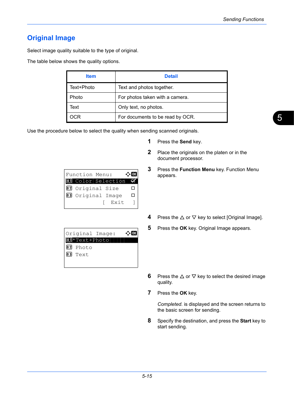 Original image, Original image -15, Ge 5-15 | TA Triumph-Adler P-C2660 MFP User Manual | Page 199 / 578