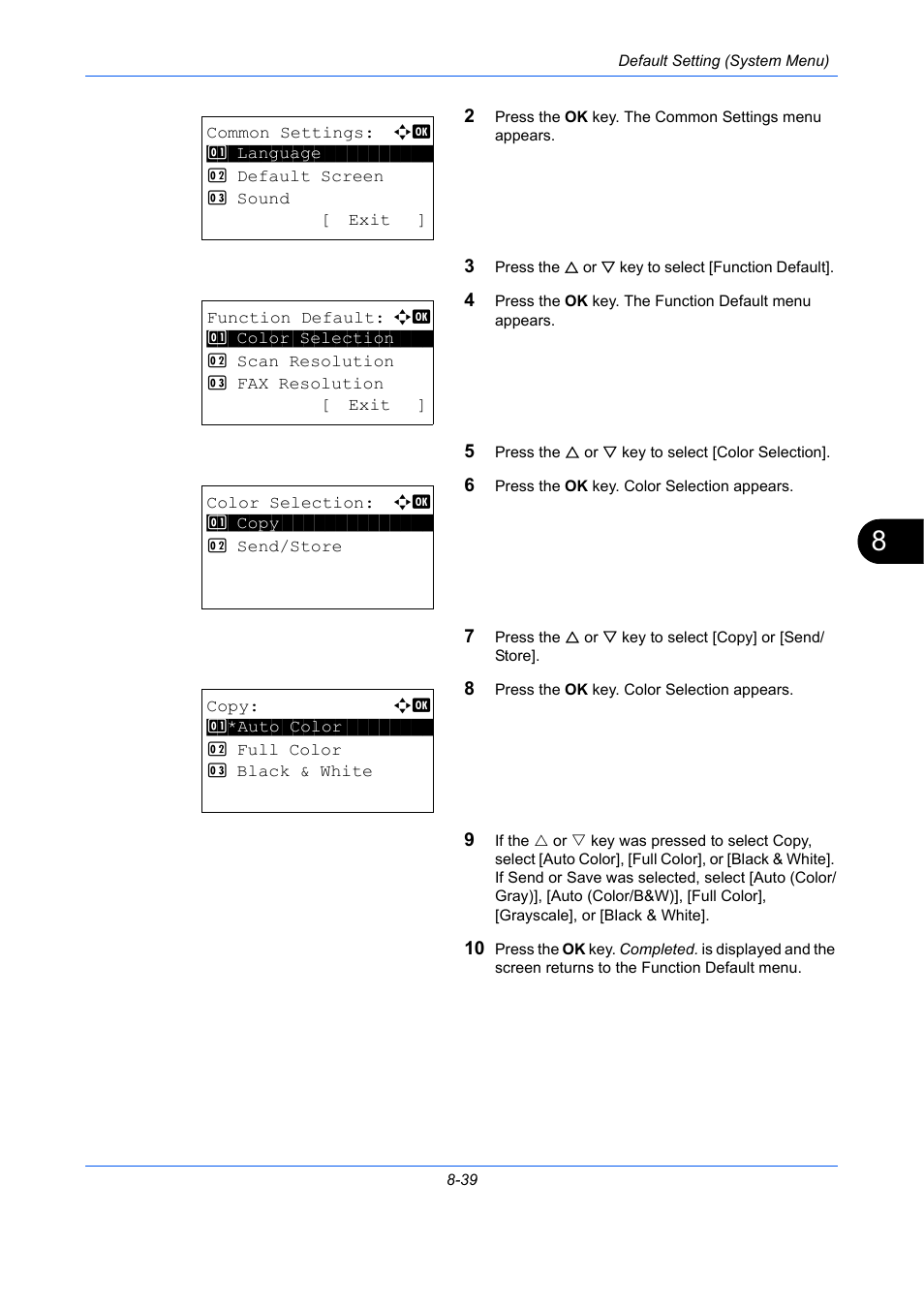 TA Triumph-Adler P-C2660 MFP User Manual | Page 295 / 578