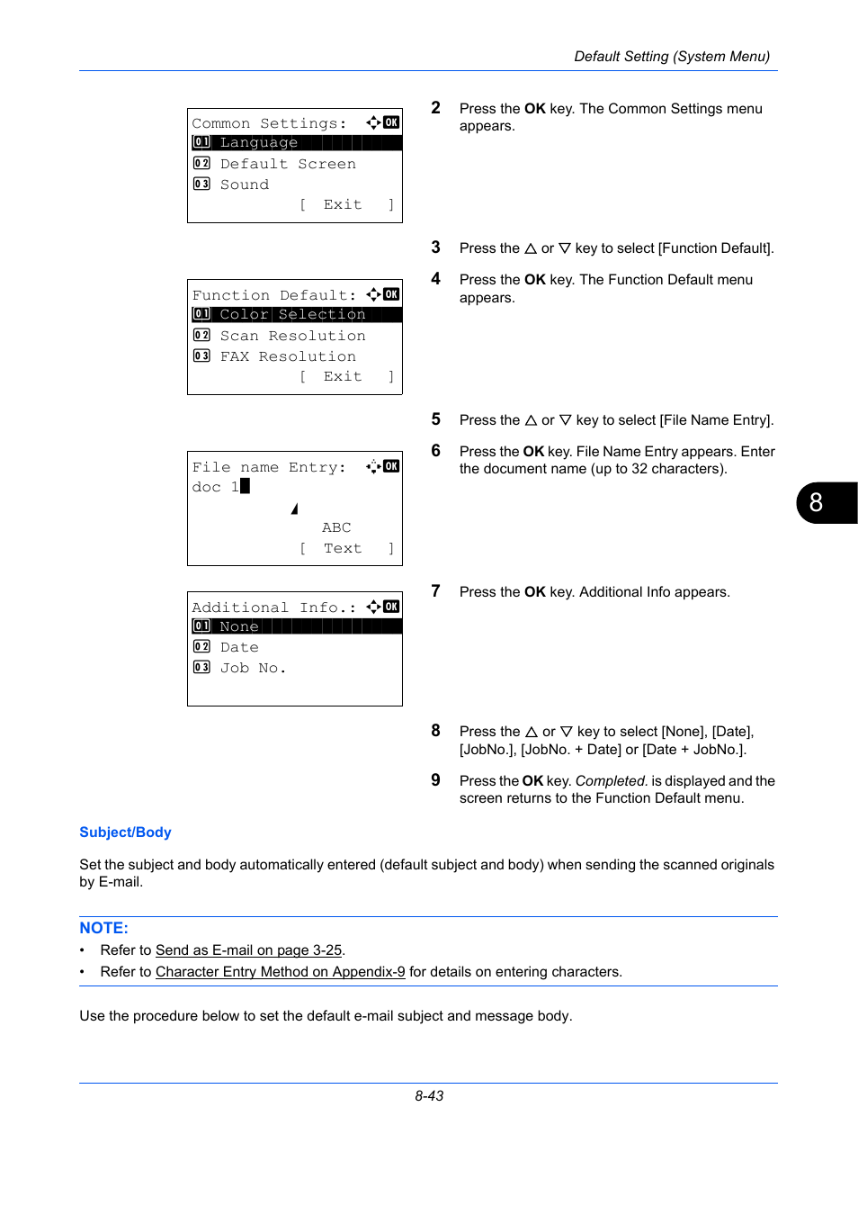 TA Triumph-Adler P-C2660 MFP User Manual | Page 299 / 578