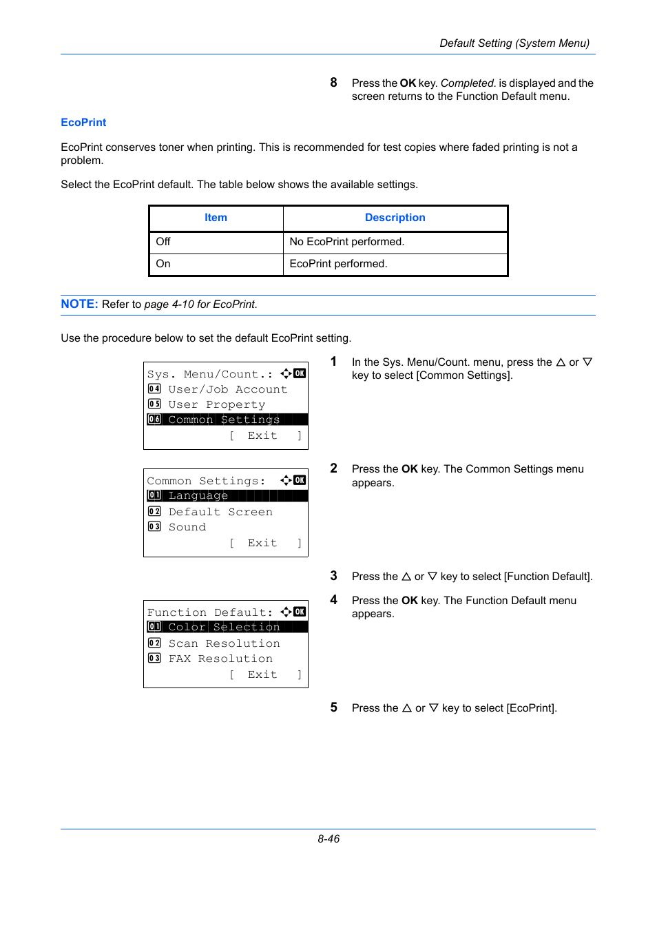 TA Triumph-Adler P-C2660 MFP User Manual | Page 302 / 578