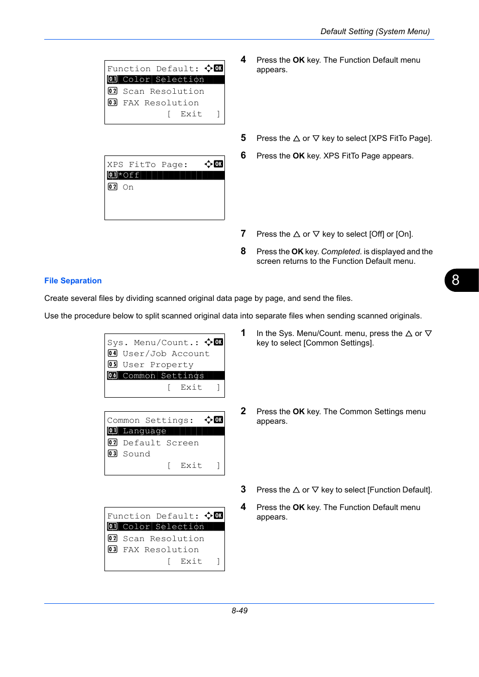 TA Triumph-Adler P-C2660 MFP User Manual | Page 305 / 578