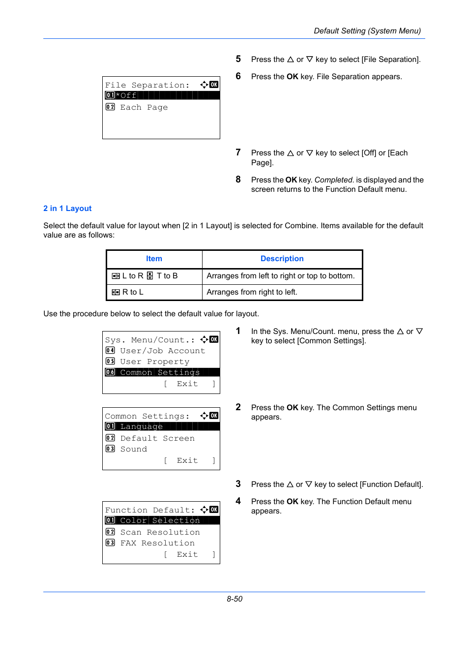 TA Triumph-Adler P-C2660 MFP User Manual | Page 306 / 578