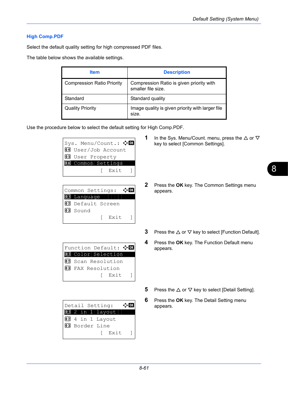 TA Triumph-Adler P-C2660 MFP User Manual | Page 317 / 578