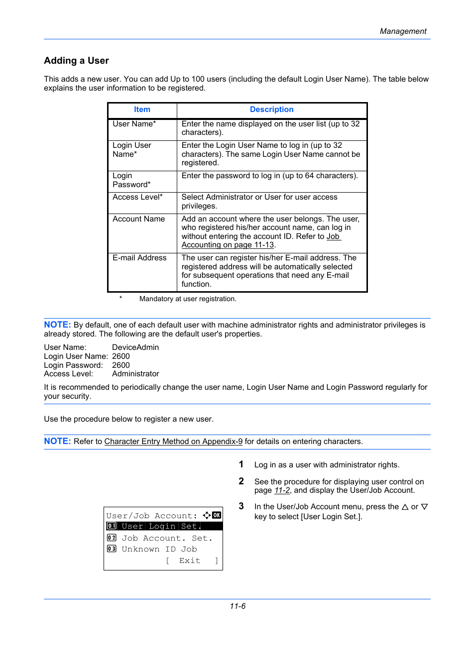 Adding a user | TA Triumph-Adler P-C2660 MFP User Manual | Page 508 / 578