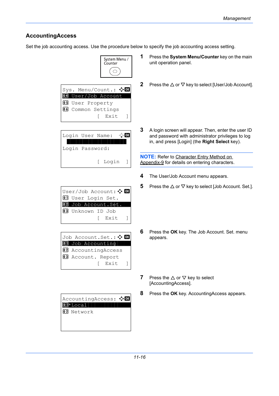 Accountingaccess | TA Triumph-Adler P-C2660 MFP User Manual | Page 518 / 578