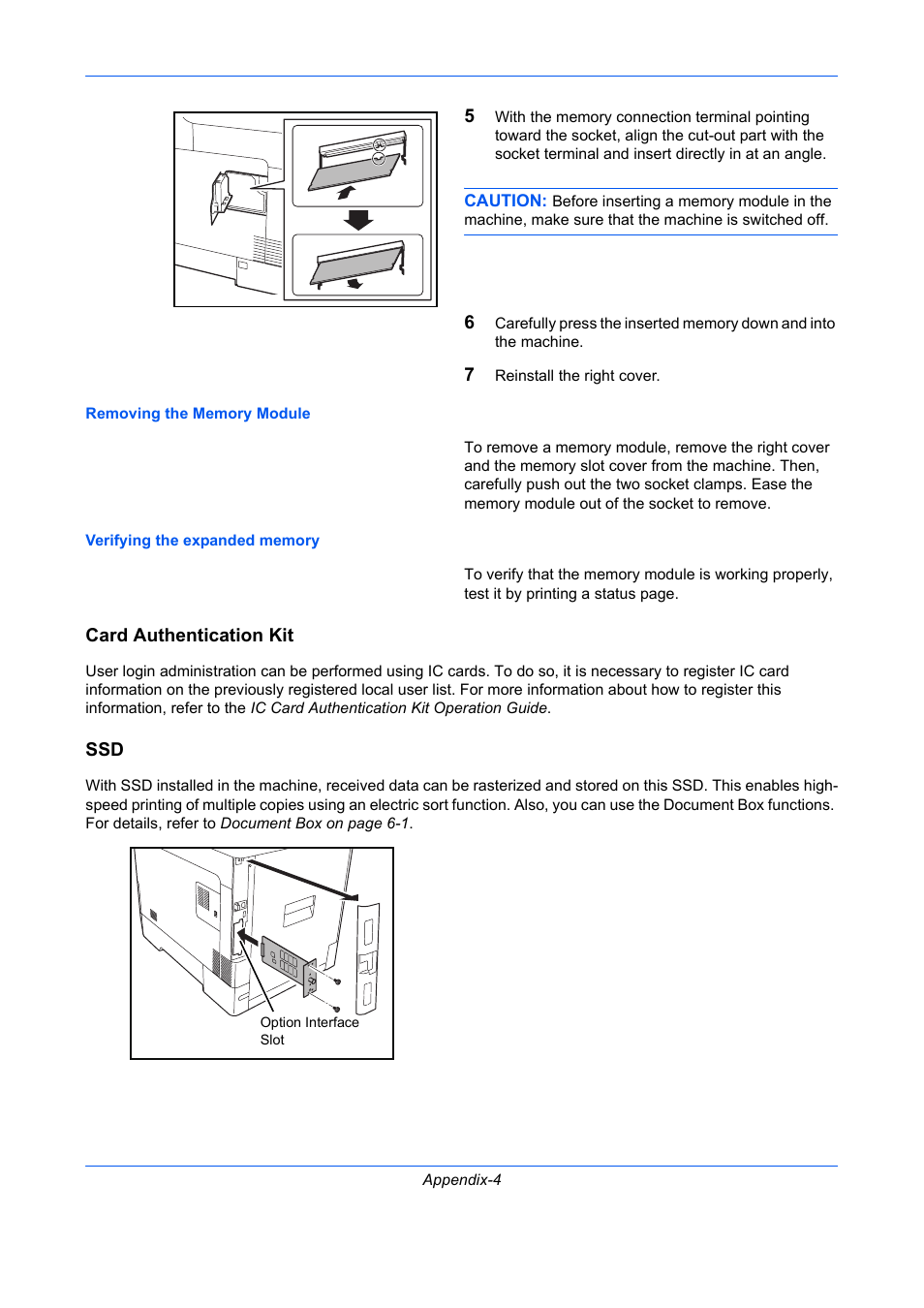 Card authentication kit | TA Triumph-Adler P-C2660 MFP User Manual | Page 542 / 578