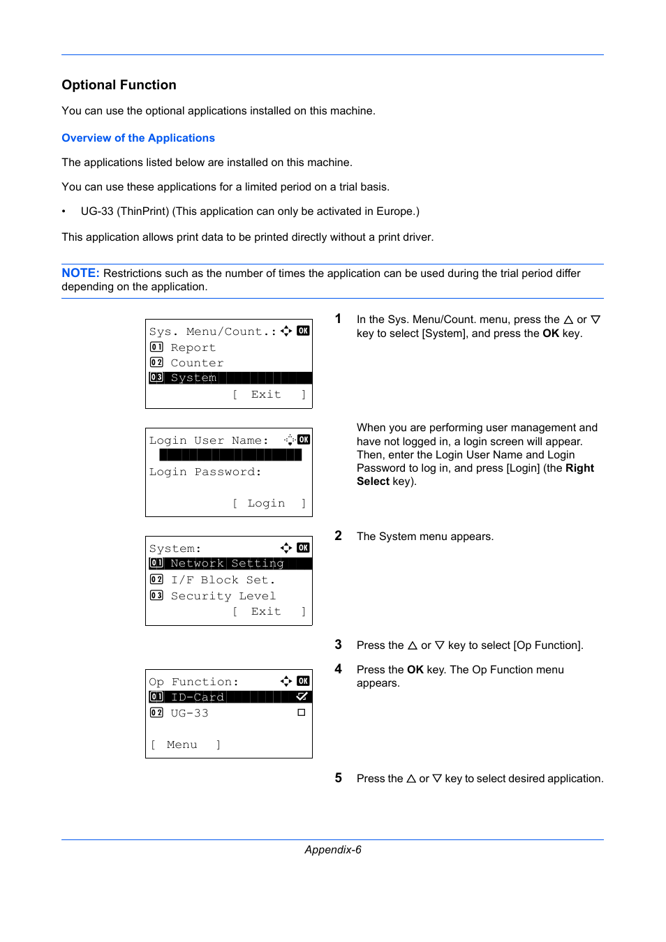 Optional function | TA Triumph-Adler P-C2660 MFP User Manual | Page 544 / 578