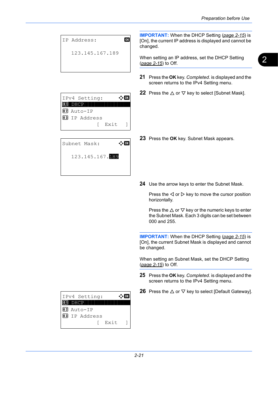 TA Triumph-Adler P-C2660 MFP User Manual | Page 63 / 578