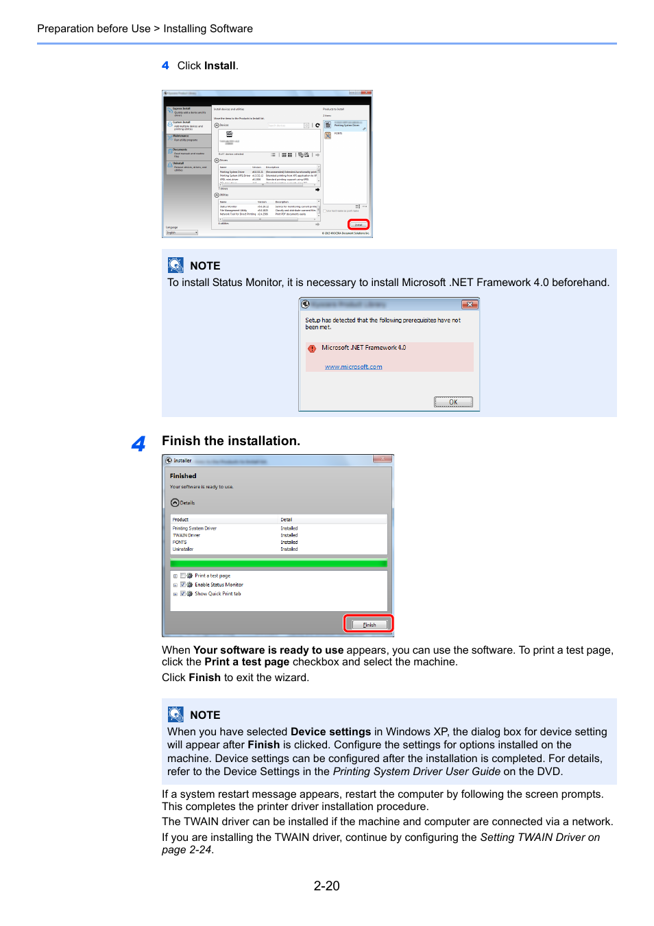 TA Triumph-Adler P-C2660i MFP User Manual | Page 56 / 396