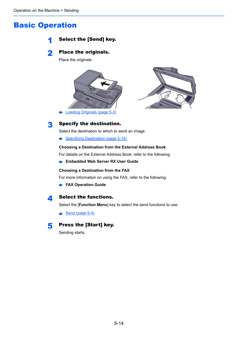 Basic operation, Basic operation -14 | TA Triumph-Adler P-C3060 MFP User Manual | Page 165 / 409