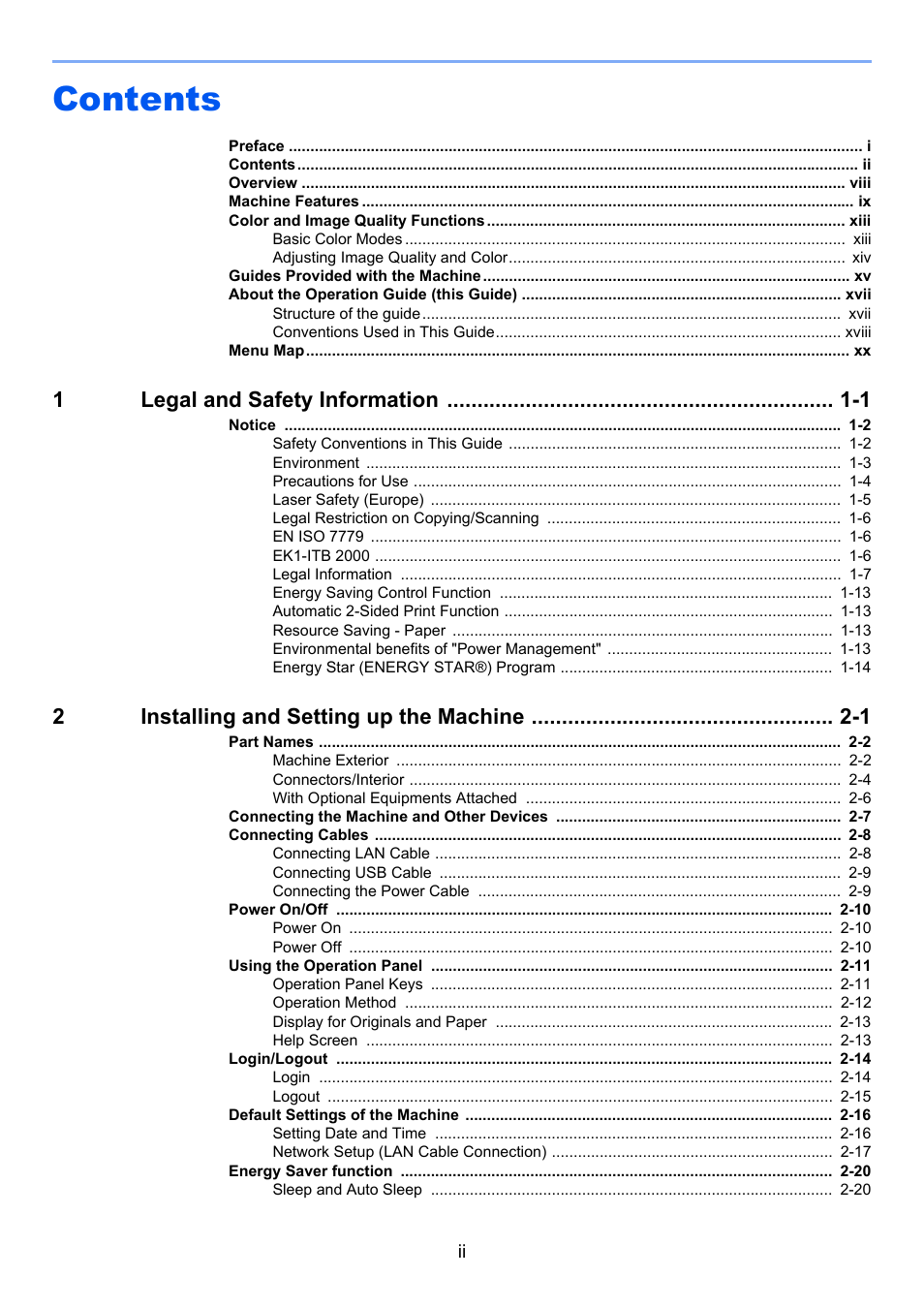 TA Triumph-Adler P-C3060 MFP User Manual | Page 3 / 409