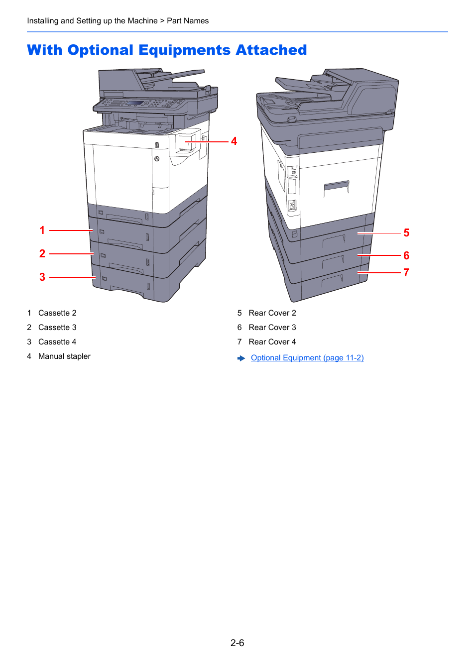 With optional equipments attached, With optional equipments attached -6 | TA Triumph-Adler P-C3060 MFP User Manual | Page 51 / 409