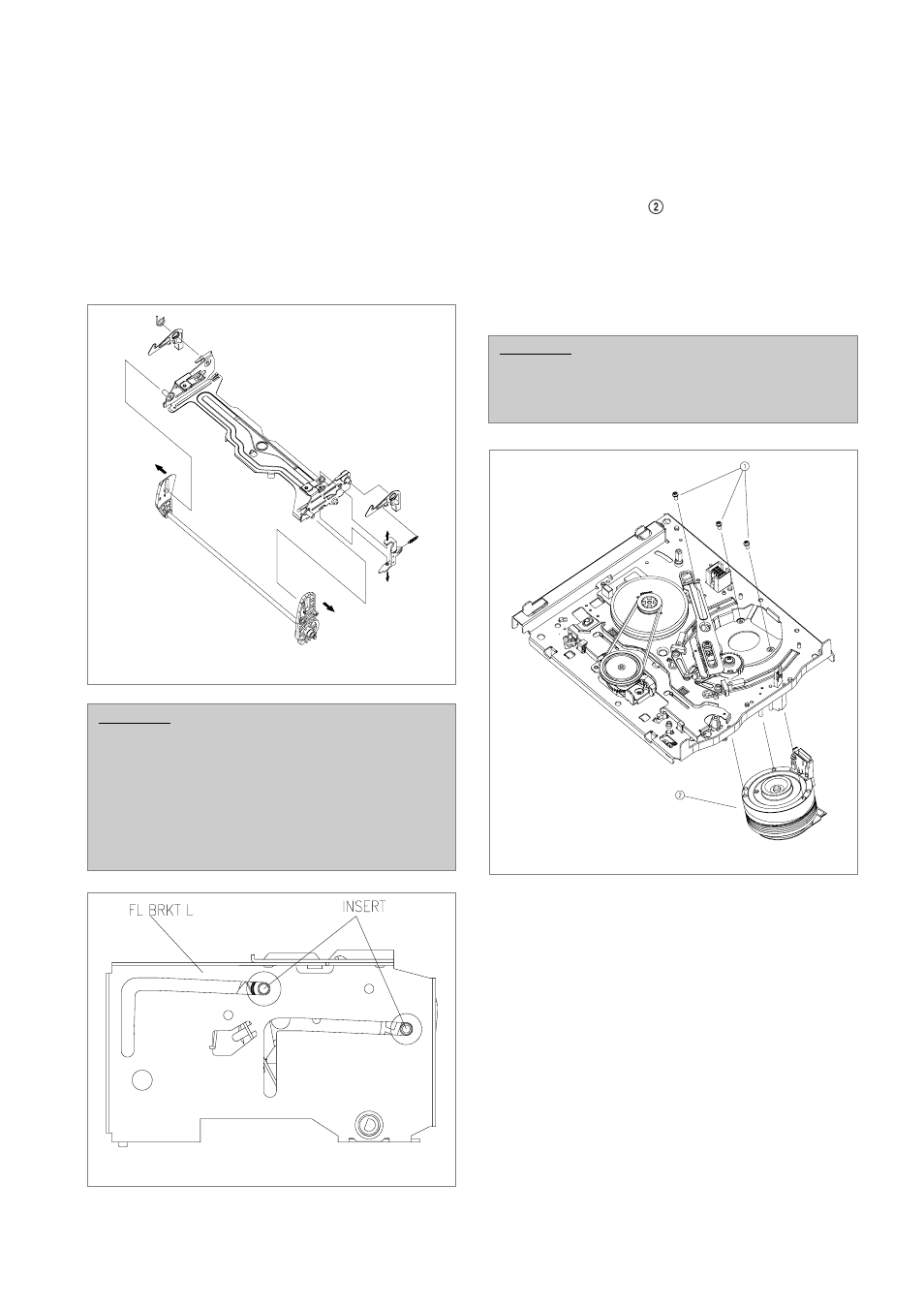 Deassembly and replacement (continued) | Daewoo VCR MECHANISM UNIT User Manual | Page 12 / 34