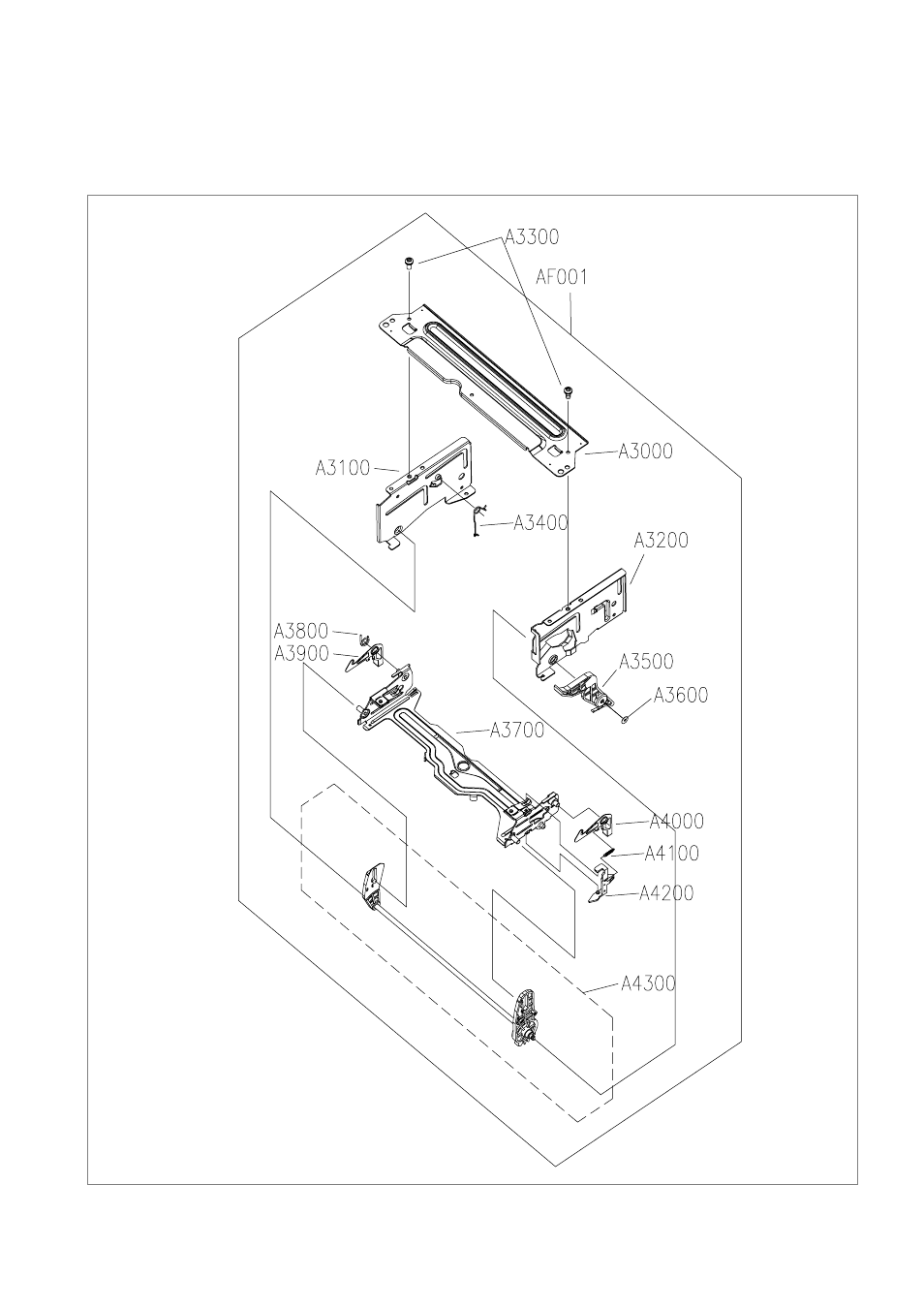 Exploded view and parts list (continued) | Daewoo VCR MECHANISM UNIT User Manual | Page 28 / 34