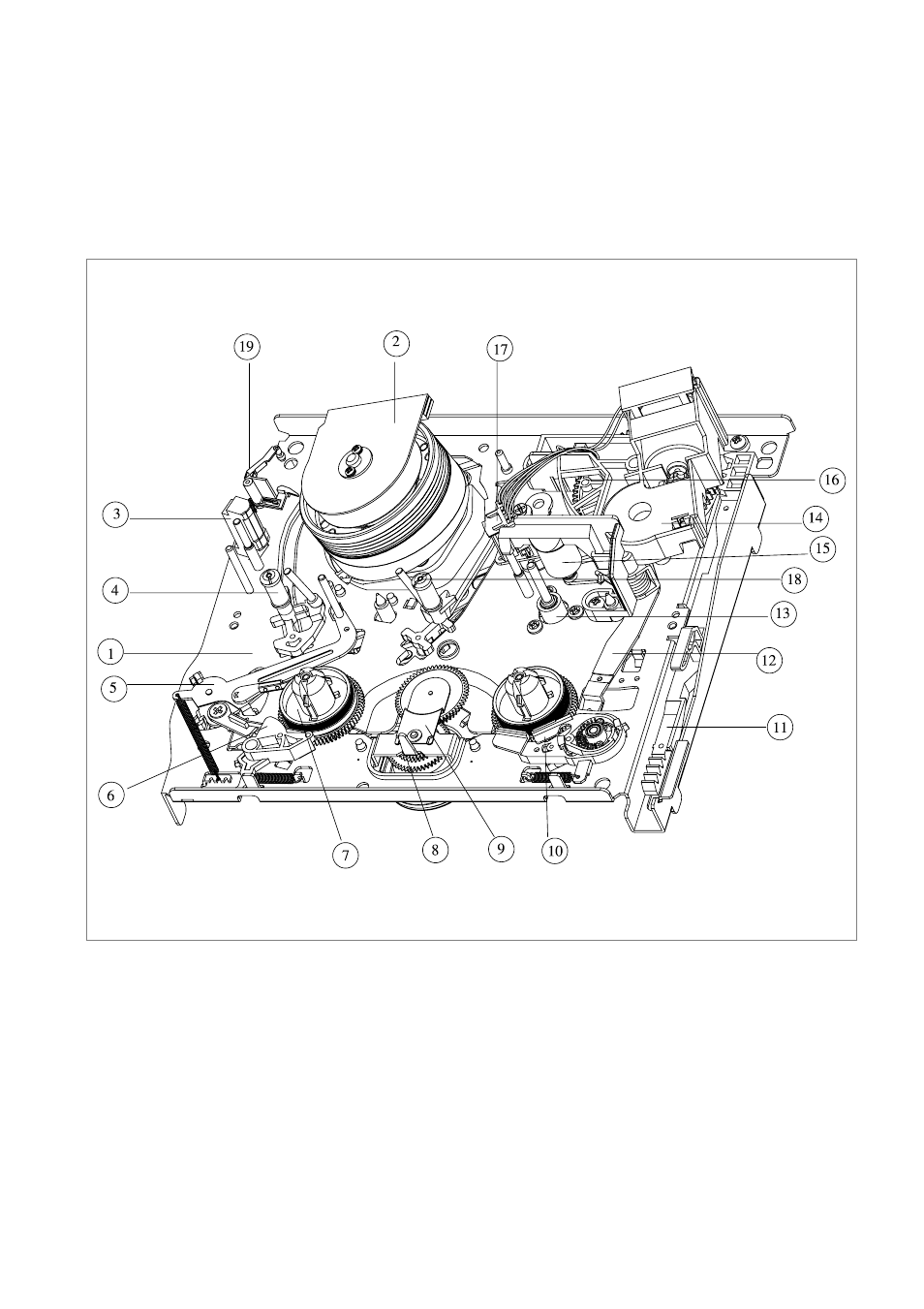Assembly diagram and a/s | Daewoo VCR MECHANISM UNIT User Manual | Page 3 / 34