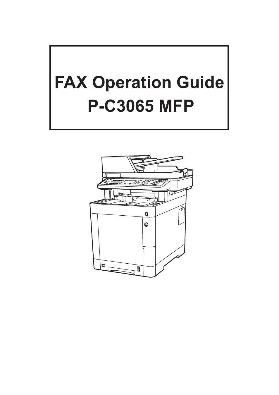 TA Triumph-Adler P-C3065 MFP User Manual | 184 pages