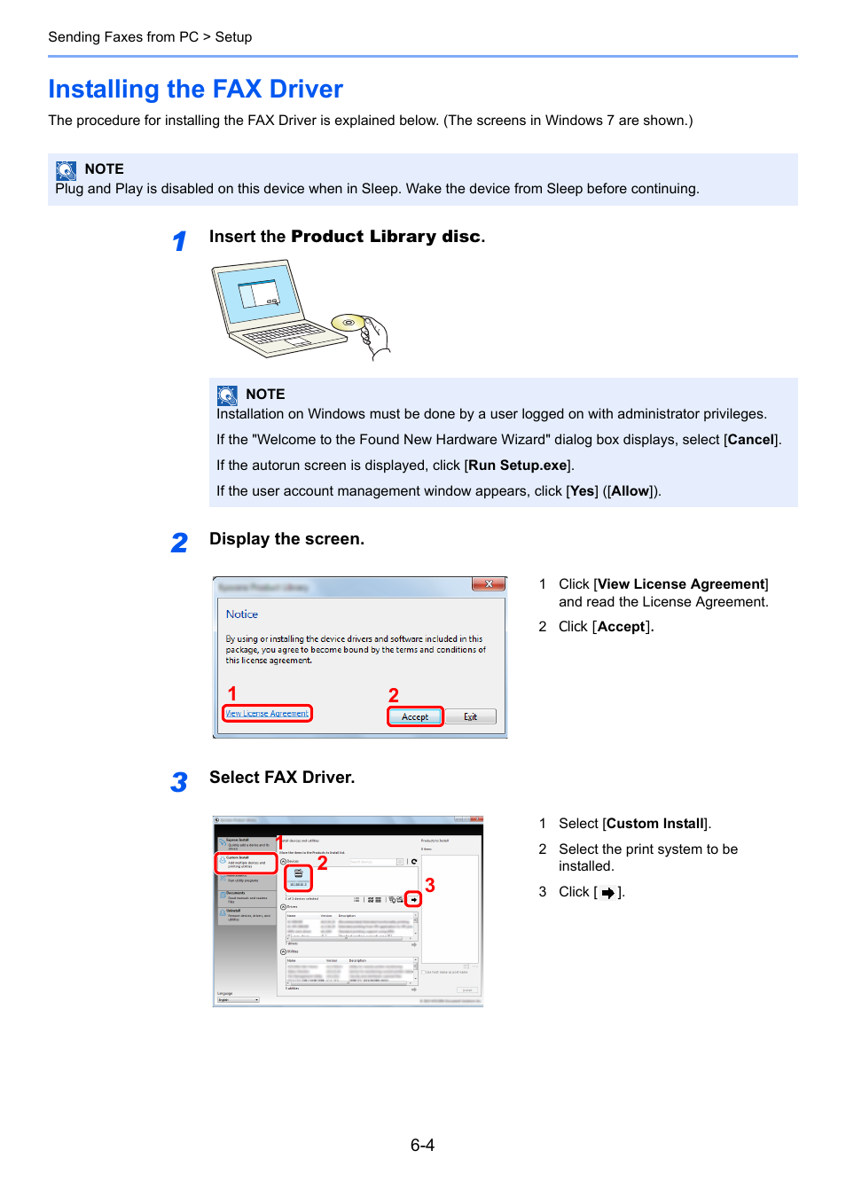 Installing the fax driver, Installing the fax driver -4 | TA Triumph-Adler P-C3065 MFP User Manual | Page 102 / 184