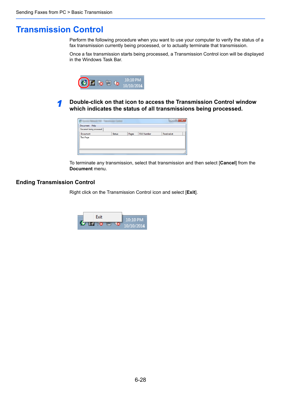 Transmission control, Transmission control -28 | TA Triumph-Adler P-C3065 MFP User Manual | Page 126 / 184