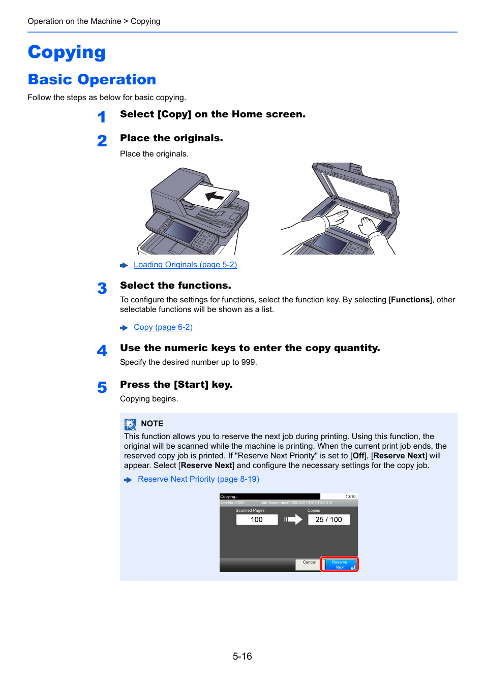 Copying, Basic operation, Copying -16 | Basic operation -16 | TA Triumph-Adler P-C3560i MFP User Manual | Page 177 / 432