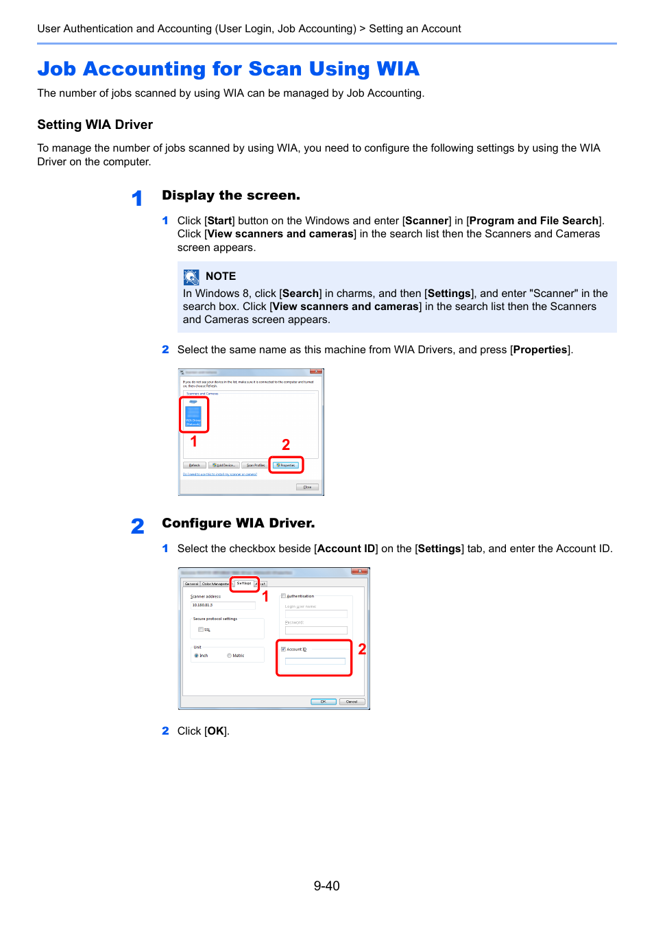 Job accounting for scan using wia, Job accounting for scan using wia -40 | TA Triumph-Adler P-C3560i MFP User Manual | Page 337 / 432