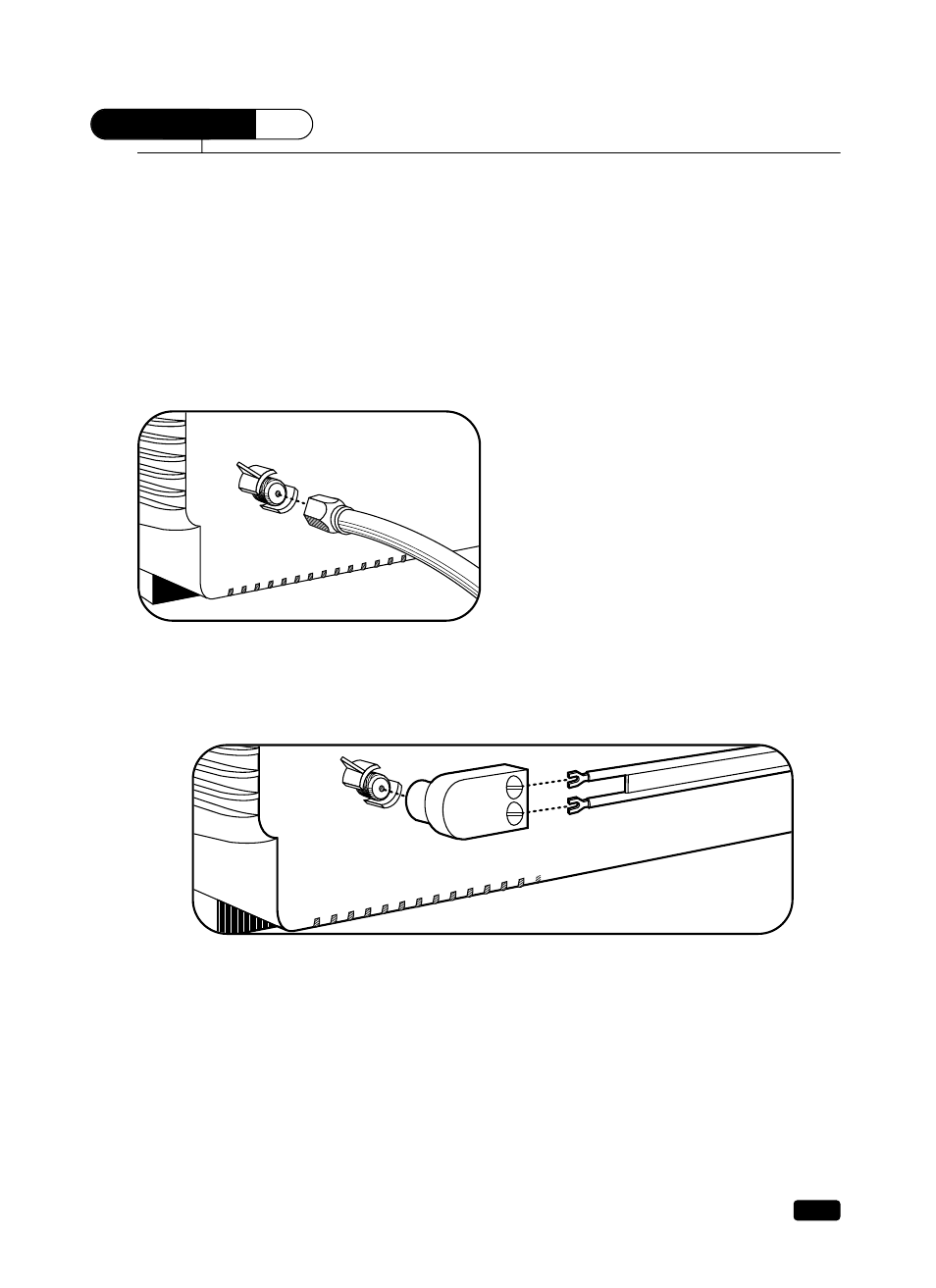 Connecting an antenna or cable to your tv/vcr | Daewoo DVQ 14H1FC User Manual | Page 14 / 50