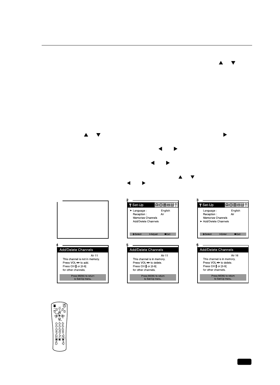 Displaying the tv/vcr’s status during tv operation | Daewoo DVQ 14H1FC User Manual | Page 20 / 50