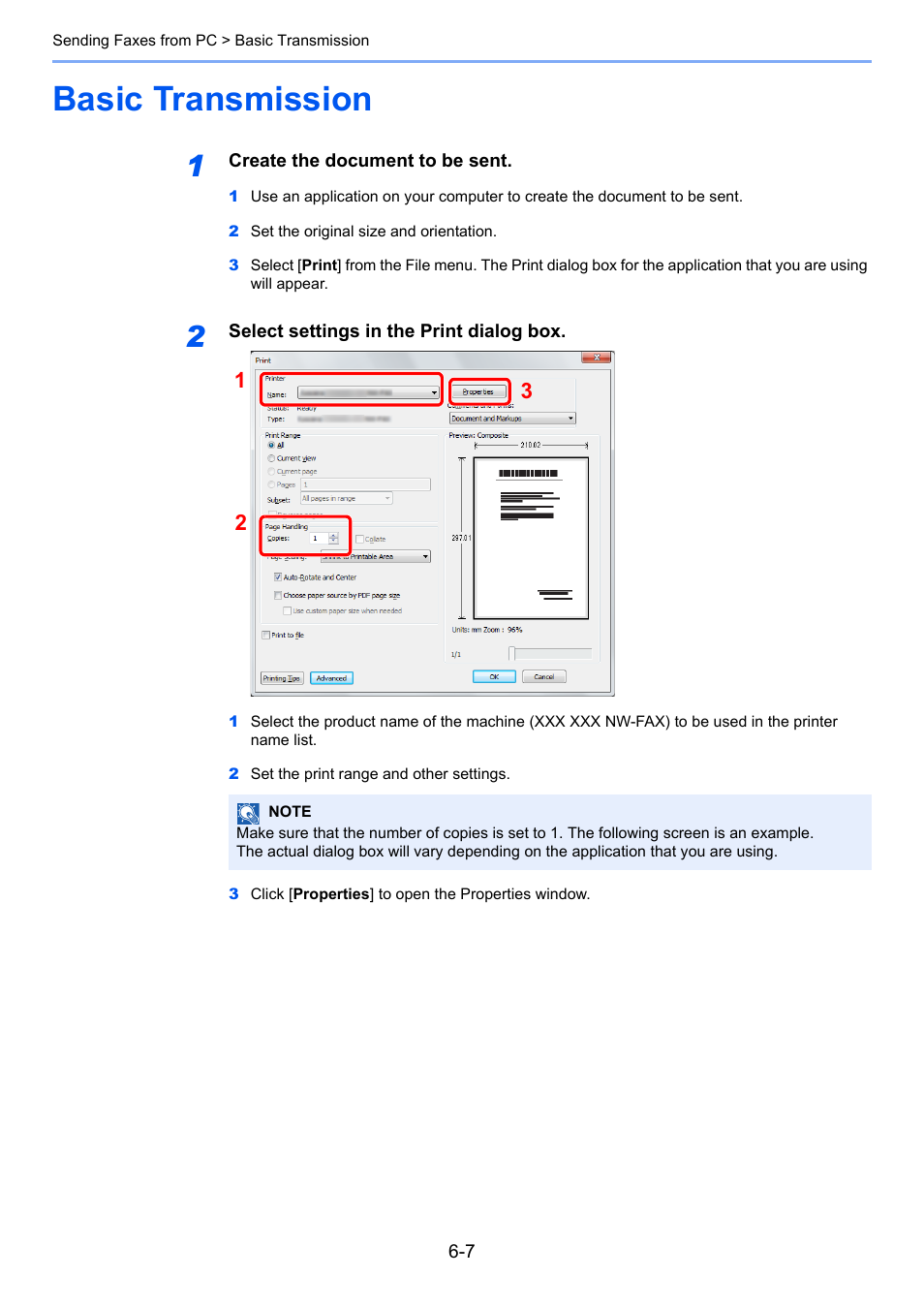 Basic transmission, Basic transmission -7 | TA Triumph-Adler P-C3565i MFP User Manual | Page 105 / 184