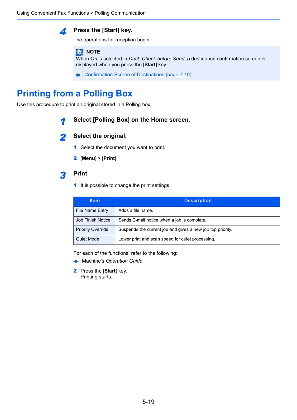 Printing from a polling box, Printing from a polling box -19 | TA Triumph-Adler P-C3565i MFP User Manual | Page 83 / 184