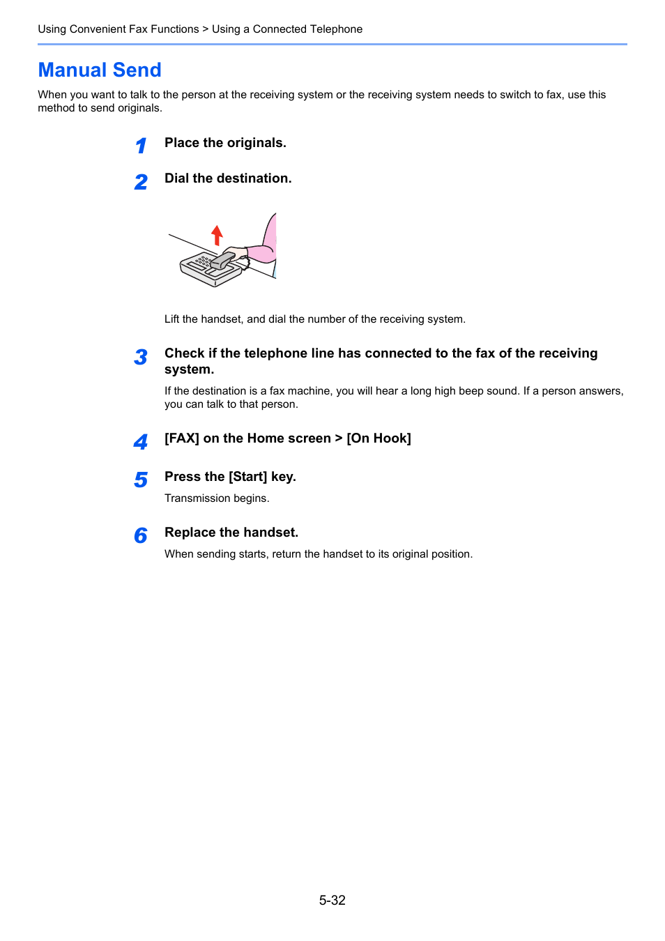 Manual send, Manual send -32 | TA Triumph-Adler P-C3565i MFP User Manual | Page 96 / 184