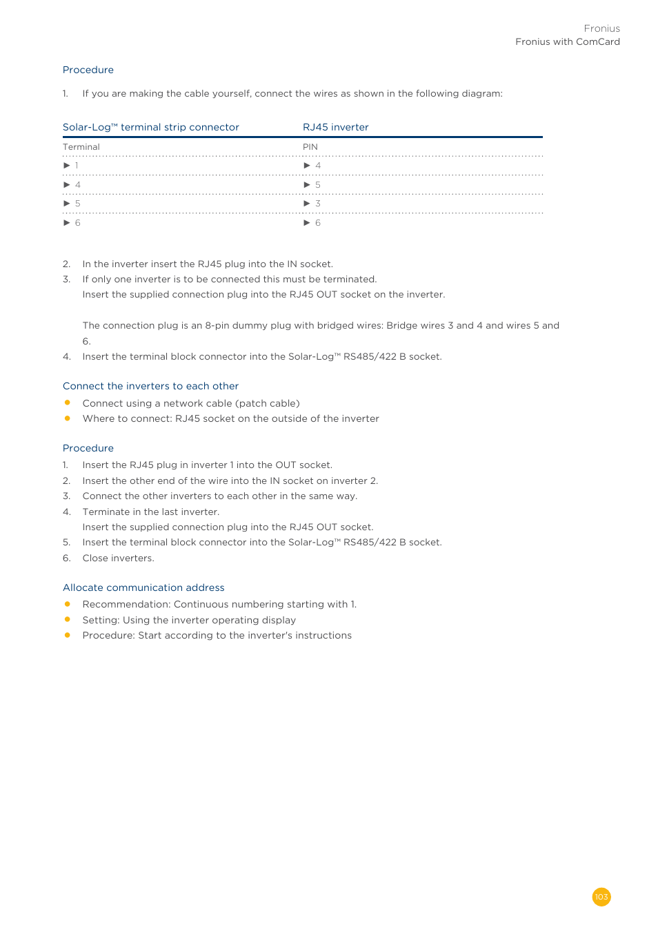 Solare Datensysteme Solar-Log User Manual | Page 103 / 311