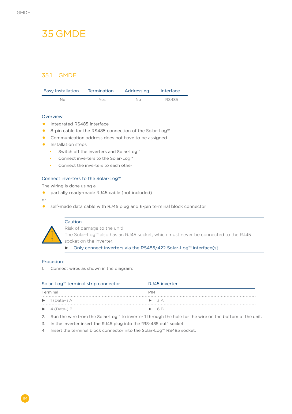 35 gmde, 35�1 gmde | Solare Datensysteme Solar-Log User Manual | Page 114 / 311