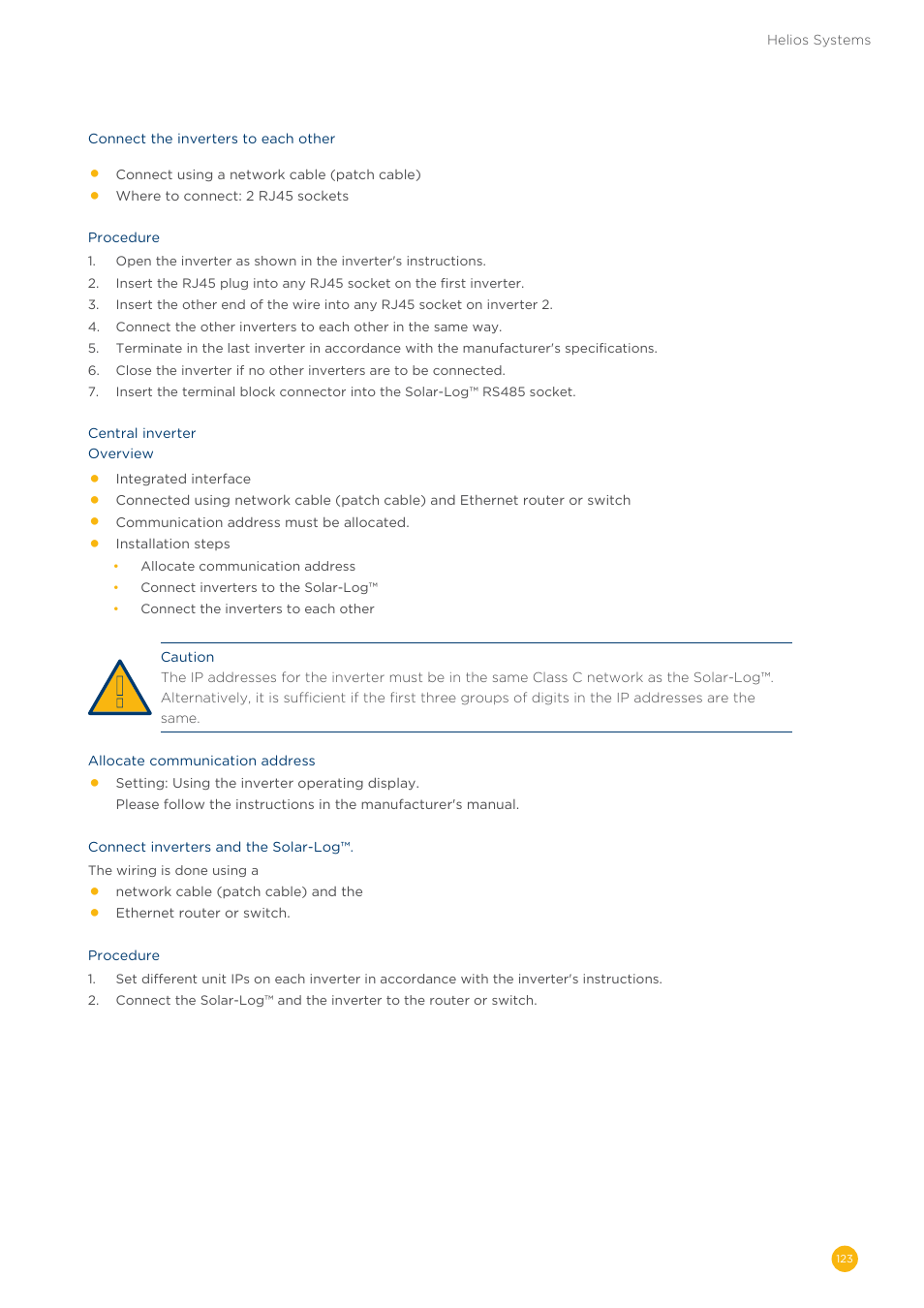 Solare Datensysteme Solar-Log User Manual | Page 123 / 311