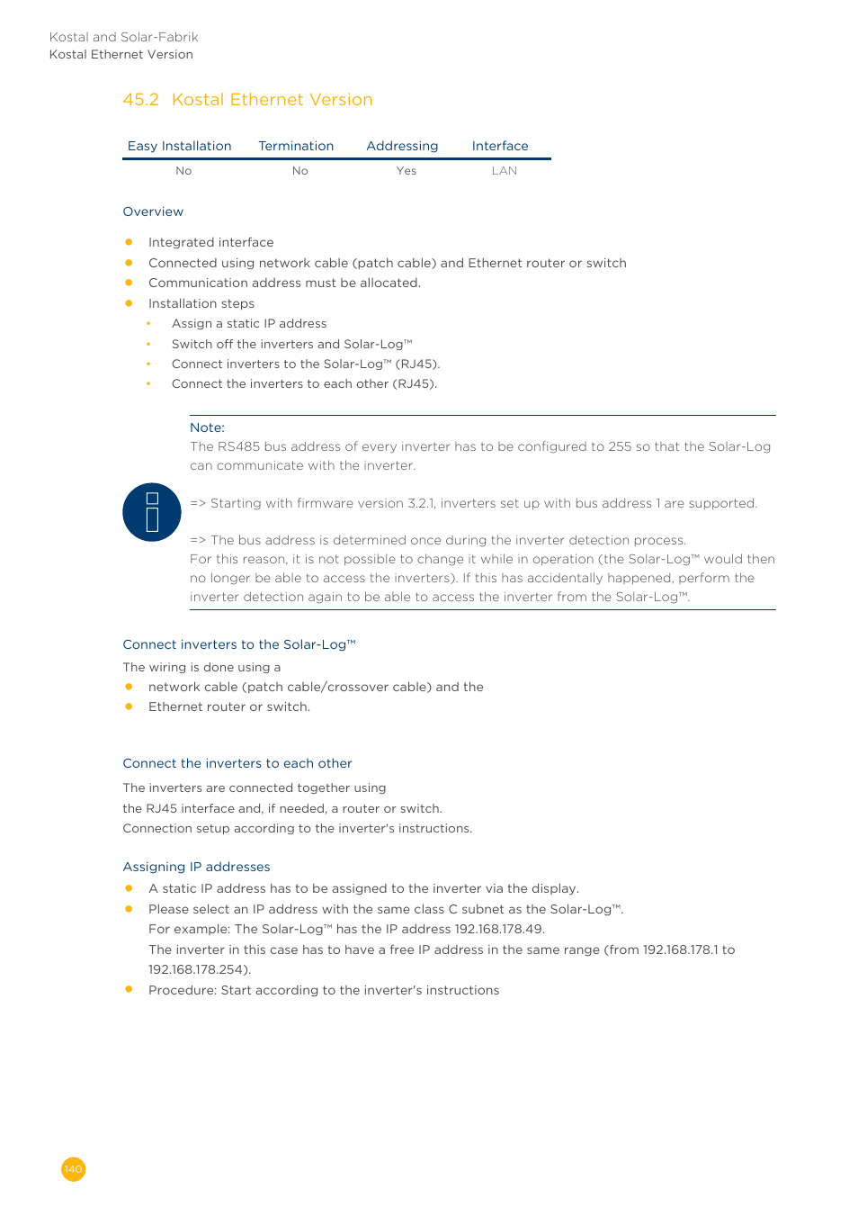 Solare Datensysteme Solar-Log User Manual | Page 140 / 311