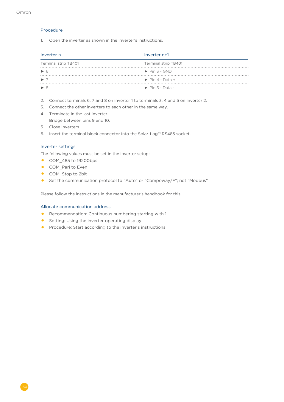 Solare Datensysteme Solar-Log User Manual | Page 160 / 311