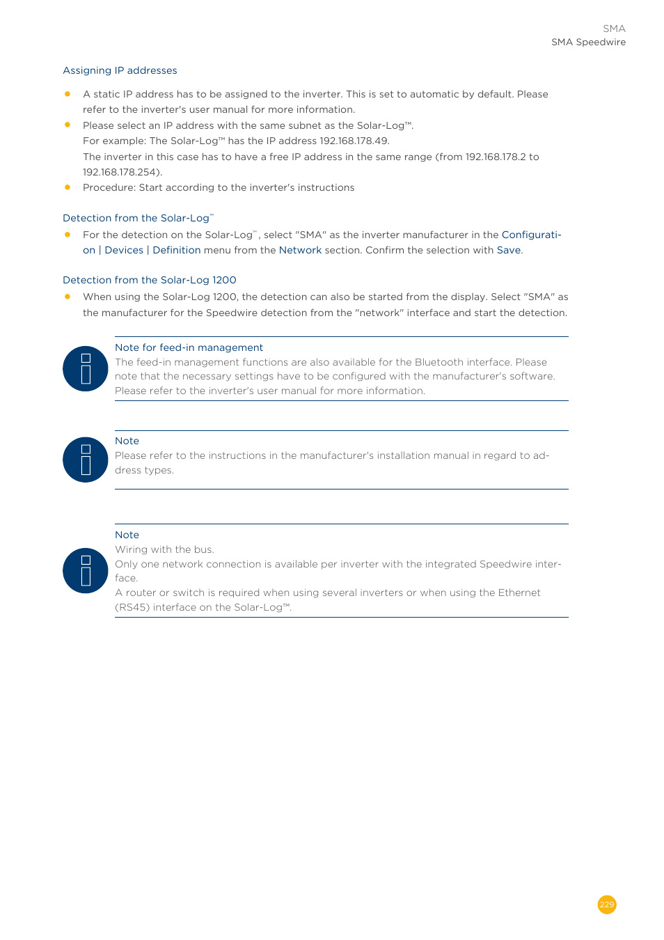 Solare Datensysteme Solar-Log User Manual | Page 229 / 311