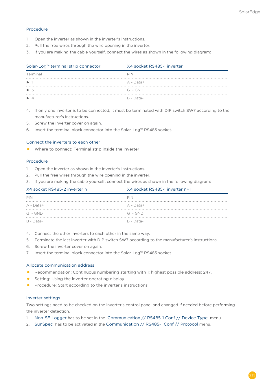 Solare Datensysteme Solar-Log User Manual | Page 235 / 311