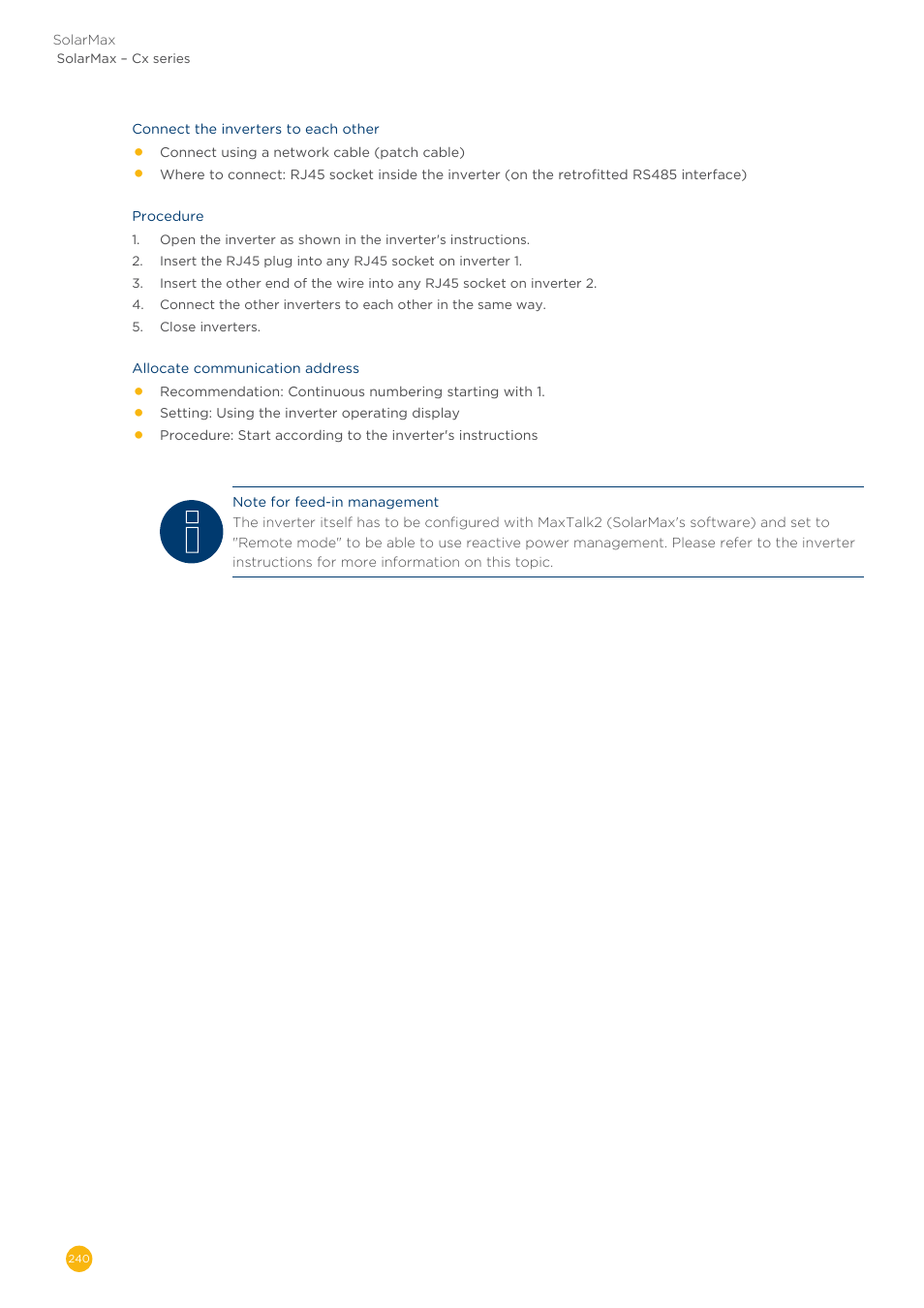 Solare Datensysteme Solar-Log User Manual | Page 240 / 311