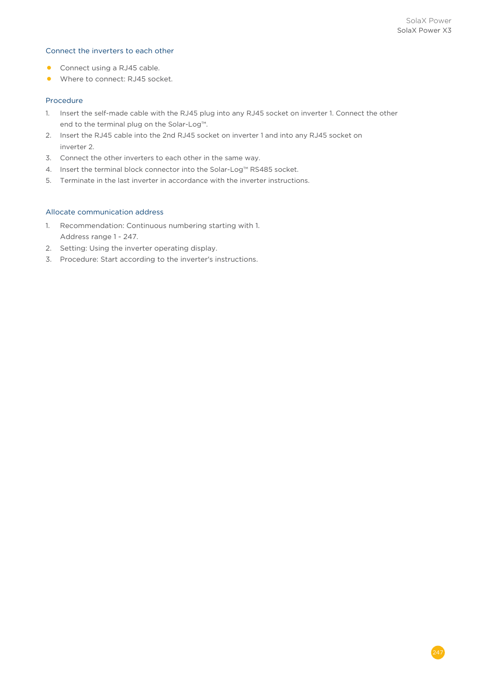 Solare Datensysteme Solar-Log User Manual | Page 247 / 311