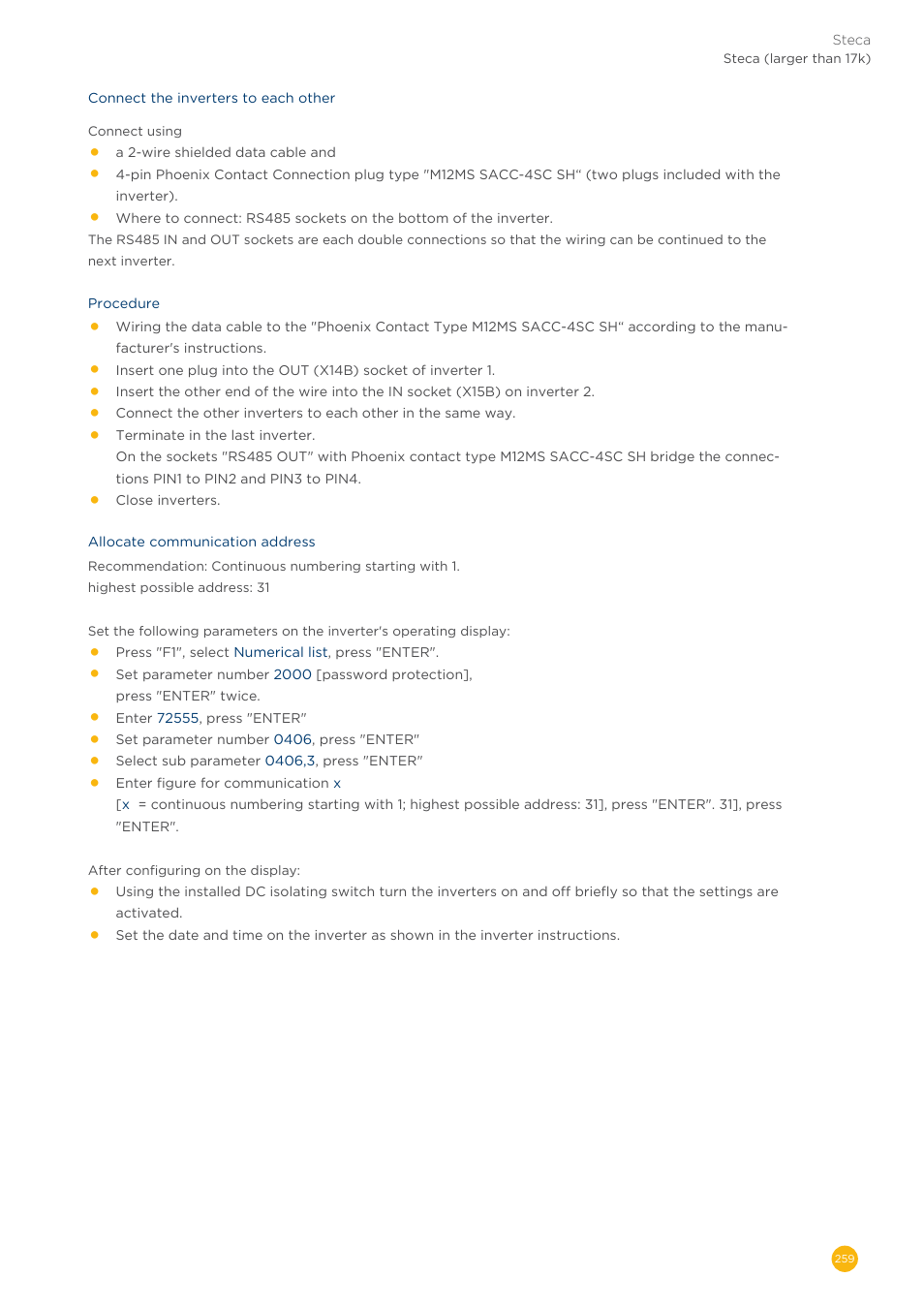 Solare Datensysteme Solar-Log User Manual | Page 259 / 311